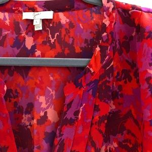 Joie size large silk blouse